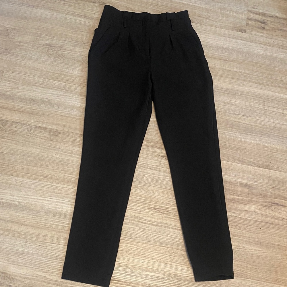 Have Black Pleated Women's Dress Pants | Career Casual Office |